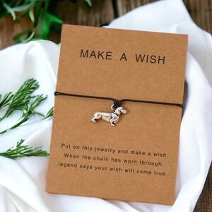 Wag Your Wishes: Adorable Dachshund Wish Bracelet! NWT Friendship Charm Bracelet